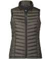 T9633 9633 Tee Jays Ladies Zepelin Padded Bodywarmer Shadow colour image